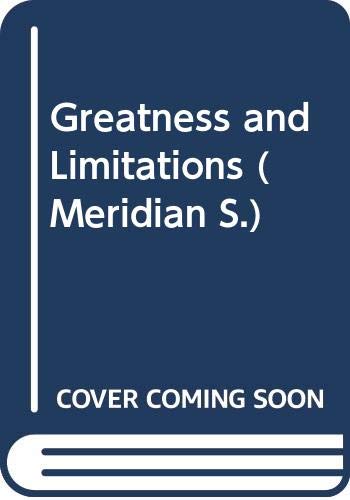 Greatness And Limitations,New