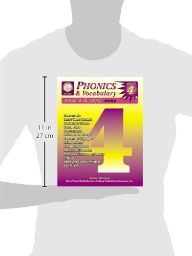 Phonics & Vocabulary Skills, Grade 4 (Practice & Apply),Used
