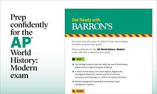 AP World History: Modern Premium: With 5 Practice Tests (Barron's AP),New