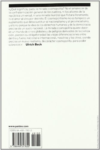 La mirada cosmopolita o la guerra es la paz (Estado y Sociedad / State and Society) (Spanish Edition),Used