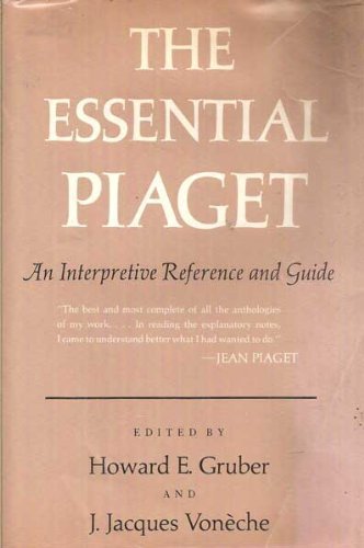 The Essential Piaget,Used