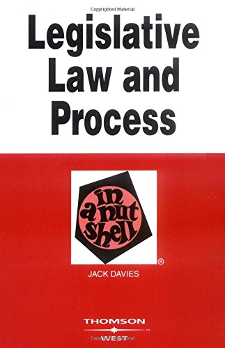 Legislative Law and Process in a Nutshell (Nutshells),Used