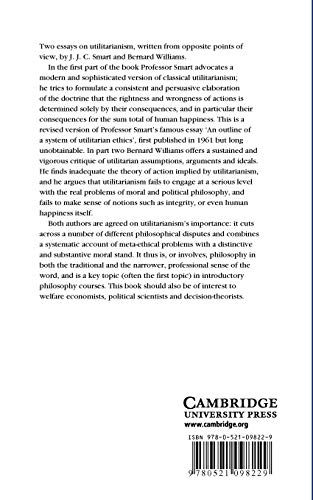 Utilitarianism: For and Against,Used