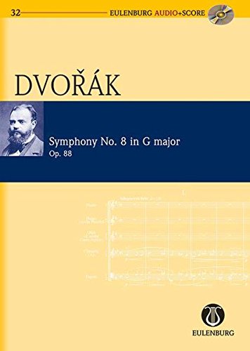 Symphony No. 8 in G Major Op. 88 B 163: Eulenburg Audio+Score Series,Used