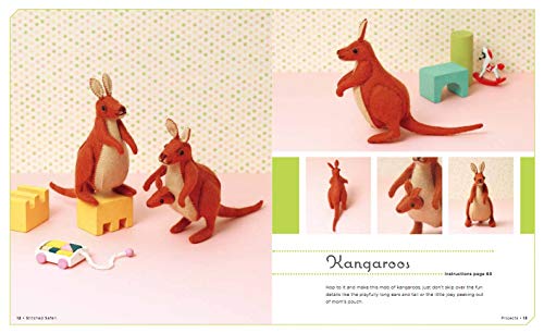 Stitched Safari: 18 adorable animals to make with felt,New