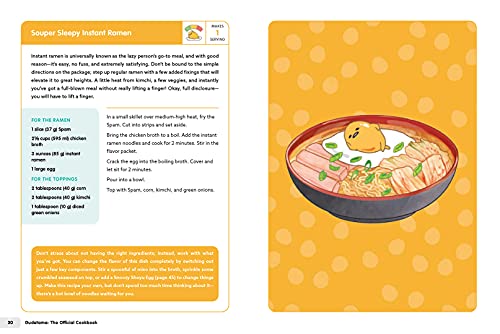 Gudetama: The Official Cookbook: Recipes For Living A Lazy Life,New