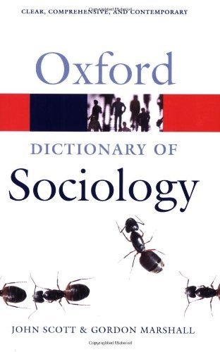 A Dictionary Of Sociology (Oxford Quick Reference),Used