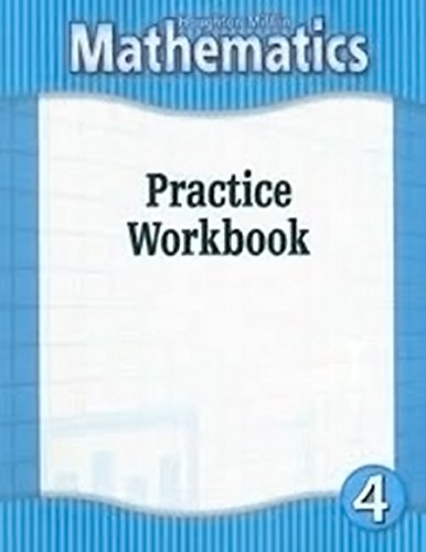 Houghton Mifflin Mathematics: Practice Workbook, Grade 4,Used
