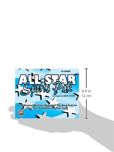AllStar Sports Pak (An AllPurpose Marching/Basketball/Pep Band Book for Time Outs, Pep Rallies and Other Stuff): Bflat Clarin,Used