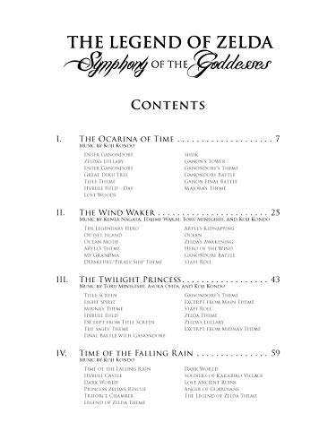 The Legend of Zelda Symphony of the Goddesses: Piano Solos,New