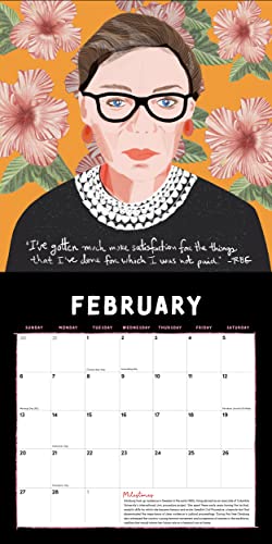2022 The Legacy of Ruth Bader Ginsburg Wall Calendar: Her Words of Hope, Equality and Inspiration A yearlong tribute to the no,Used