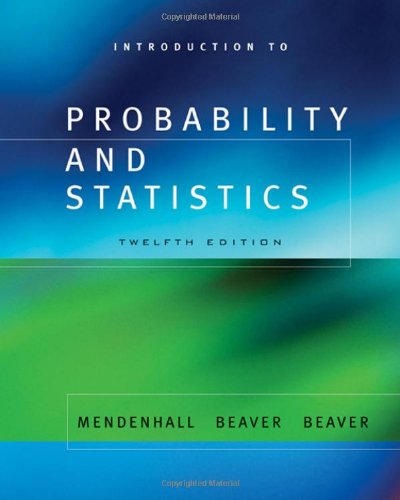 Introduction to Probability and Statistics (with CDROM) (Available Titles CengageNOW),Used