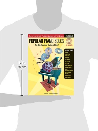 Popular Piano Solos  First Grade: Pop Hits, Broadway, Movies and More! (Book with CD),Used