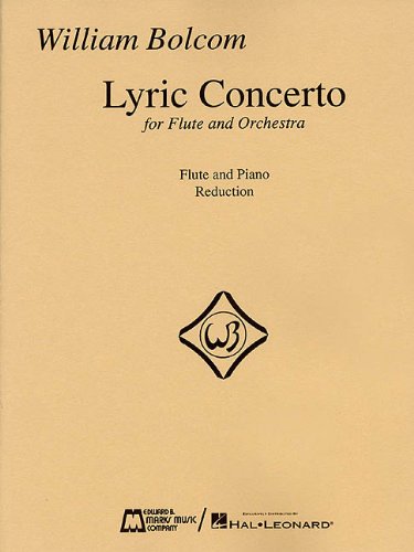 William Bolcom Lyric Concerto for Flute and Orchestra: (Piano Reduction),Used