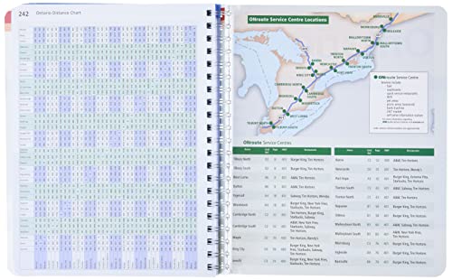 MapArt Ontario Back Road Atlas - Comprehensive Map Guide for Outdoor Adventures and Travel in Ontario, Canada