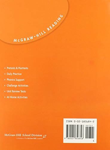 Spelling Practice Book: Grade 5 (McgrawHill Reading),Used