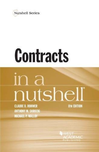 Contracts in a Nutshell (Nutshells),Used
