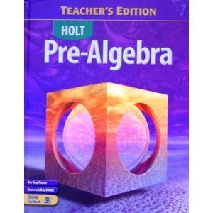 PreAlgebra, Teacher's Edition,Used