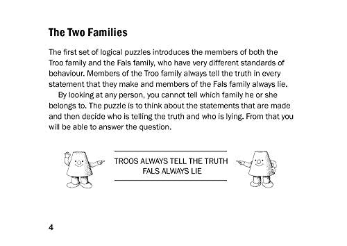 Who Tells the Truth?: Collection of Logical Puzzles to Make You Think,Used