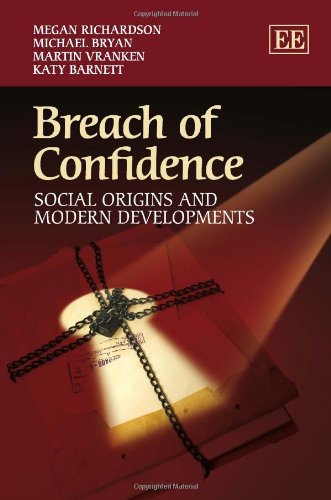 Breach of Confidence: Social Origins and Modern Developments,Used