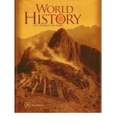 World History with Student Activities: Grade 10 (Part A & B),Used
