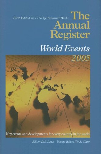 Annual Register 2005: A Record of World Events,Used