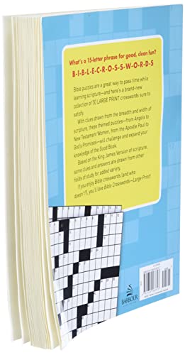 Bible CrosswordsLarge Print,Used