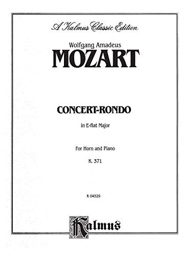 ConcertRondo in EFlat Major, K. 371,Used