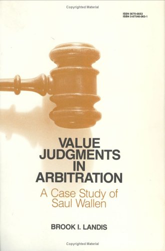 Value Judgements in Arbitration: A Case Study of the Scul Wallen,Used