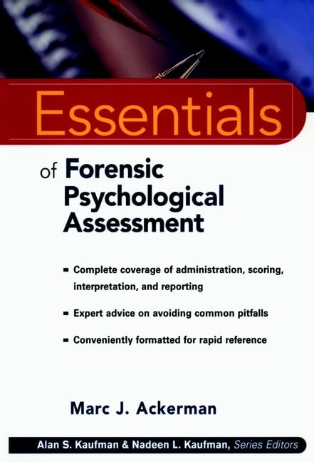 Essentials Of Forensic Psychological Assessment (Essentials Of Psychological Assessment),Used