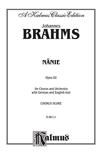 NanieNenia: SATB (German, English Language Edition) (Kalmus Edition) (German Edition),Used