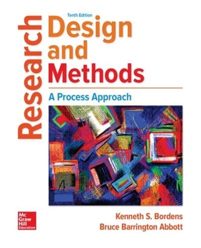 Research Design and Methods: A Process Approach,Used