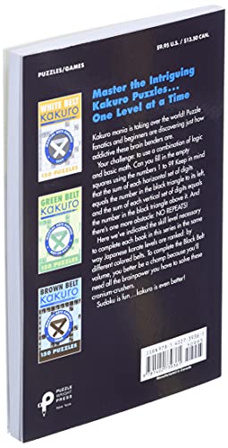 Black Belt Kakuro: 150 Puzzles (Martial Arts Puzzles Series),Used
