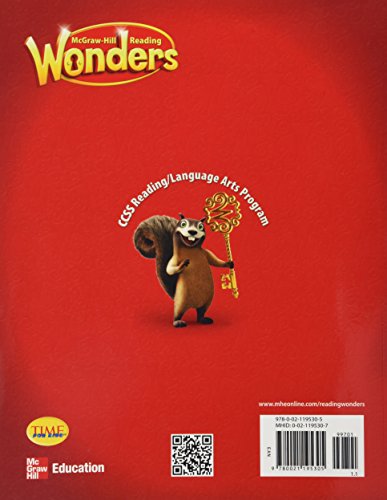 McGrawHill Reading Wonders: Literature Anthology, Vol. 1, Grade 1,Used