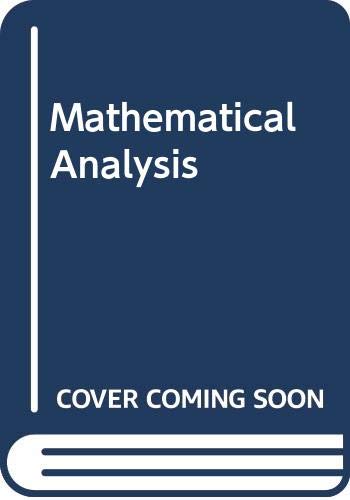 Mathematical Analysis,Used
