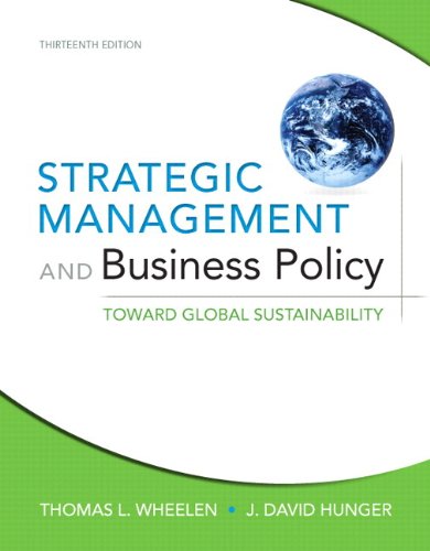 Strategic Management and Business Policy + New Mymanagementlab With Pearson Etext: Toward Global Sustainability,New