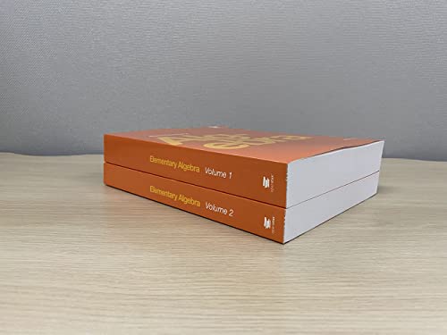 Elementary Algebra by OpenStax (paperback version, B&W),Used