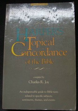 Harper'S Topical Concordance Of The Bible,New