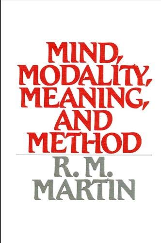 Mind, Modality, Meaning, and Method,Used