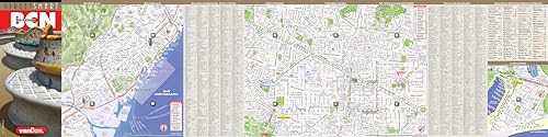 StreetSmart Barcelona Map by VanDam Laminated pocket size Center City Map to Barcelona, Spain with all attractions, sights, mu,Used