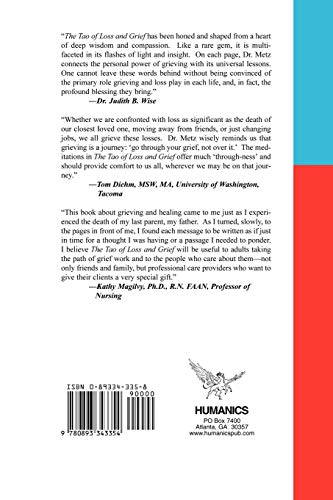 The Tao of Loss and Grief: Lao Tzu's Tao Te Ching Adapted for New Emotions,Used
