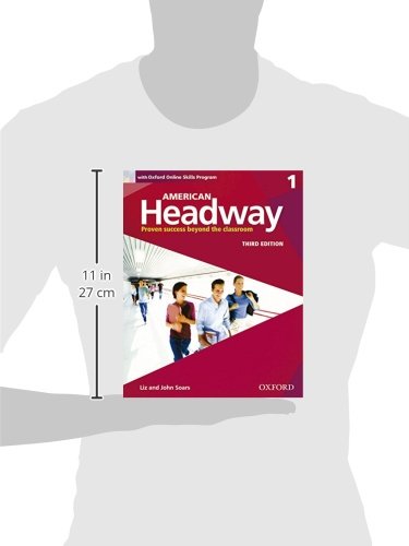 American Headway Third Edition: Level 1 Student Book: With Oxford Online Skills Practice Pack (American Headway, Level 1),Used