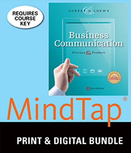 Bundle: Business Communication: Process and Product (with Student Premium Website Printed Access Card), 8th + MindTap Business C,Used