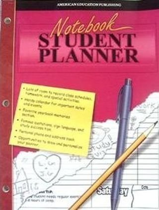 Notebook Student Planner,Used