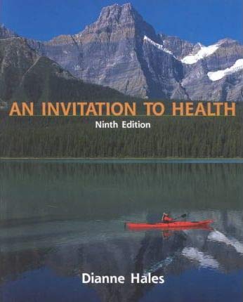 An Invitation to Health (NonInfoTrac Version),Used