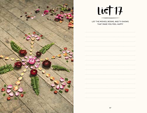 52 Lists for Happiness: Weekly Journaling Inspiration for Positivity, Balance, and Joy (A Guided Self Love Journal with Prompts,New