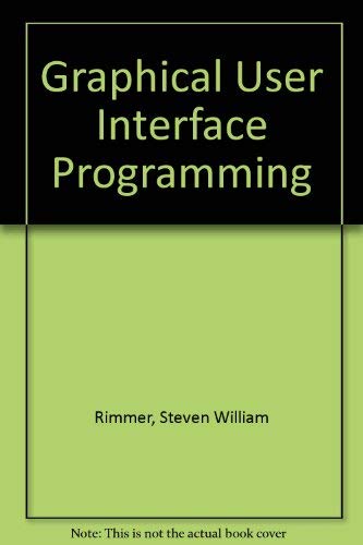 Graphical User Interface Programming,Used