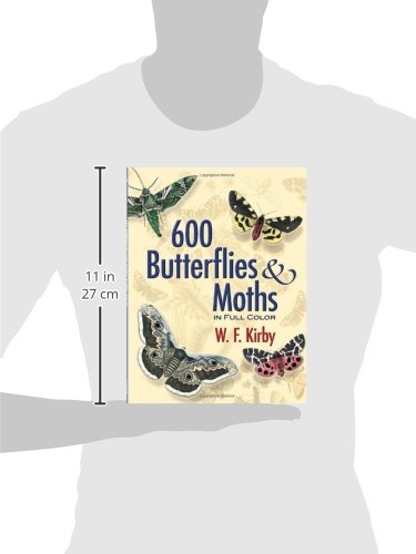 600 Butterflies and Moths in Full Color (Dover Pictorial Archive),Used