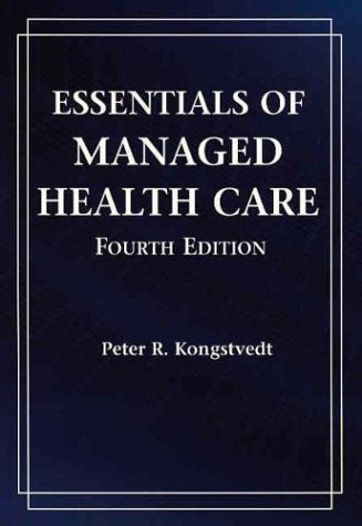 Essentials of Managed Health Care (Essentials of Managed Care),Used