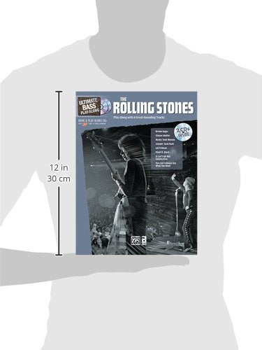 Ultimate Bass PlayAlong Rolling Stones: Play Along with 8 GreatSounding Tracks (Authentic Bass TAB), Book & 2 CDs (Ultimate Pl,Used